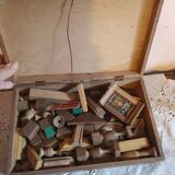 French architecture wooden construction game