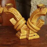 Pair of candle holders