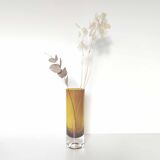 Vintage Scandinavian amber vase