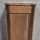 Nightstand, Louis XVI style bedside table in walnut, circa 1850.