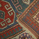 Tapis antique caucasien de Kazak de l’Azerbaïdjan des années 1900- 117x240cm
