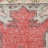 4x7 Pale Red & Beige Classic Vintage Rug, 127x215Cm