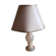 Bedside lamp pink marble foot
