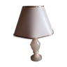 Lampe de chevet rose pied marbre