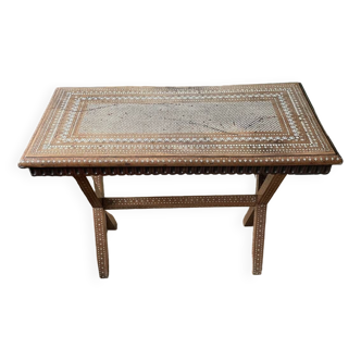 19th century Syrian marquetry table