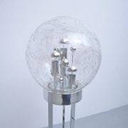 Lampe de sol Sputnik en chrome par Doria Leuchten, années 1970.