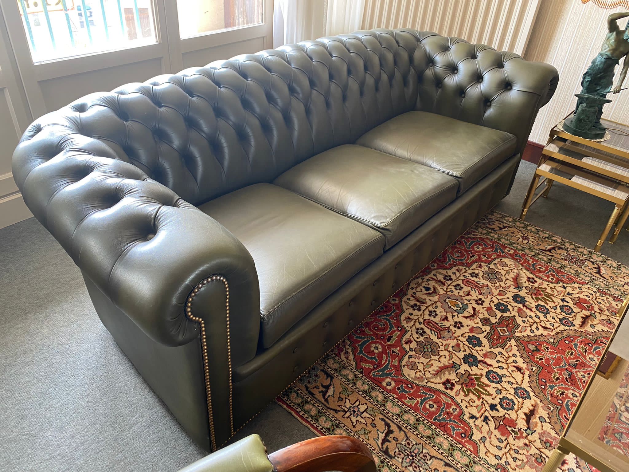 Canapé style Chesterfield année 70 - 80