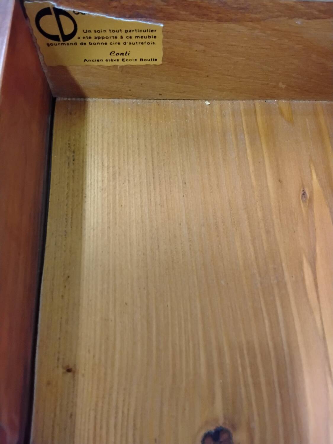 Small wooden drop-leaf table