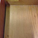 Small wooden drop-leaf table