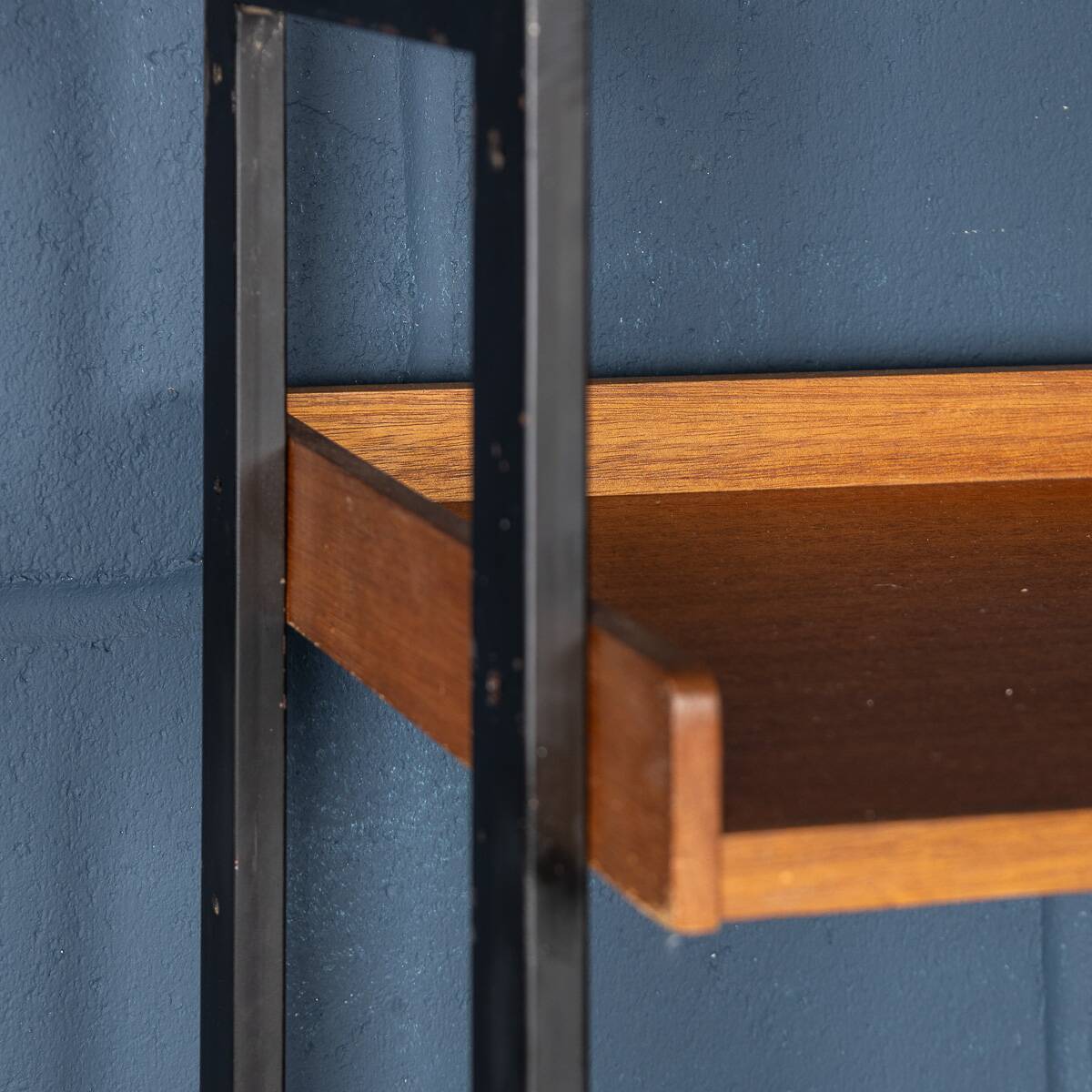 Vintage 20thc italian modular teak wall cabinet c.1960