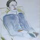 David hockney, galerie claude bernard, 1975. original exhibition poster