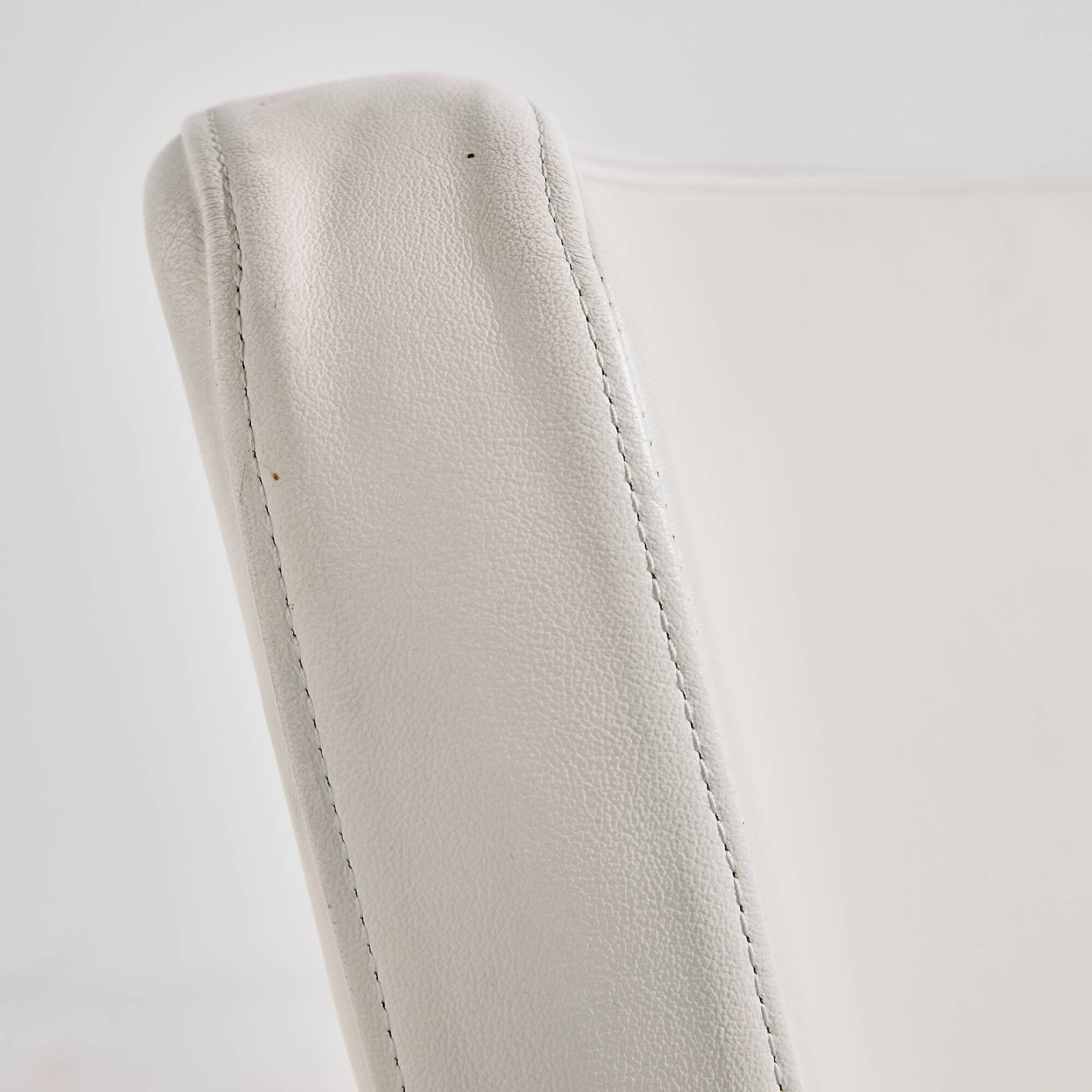 Italian leather armchair by Tonon