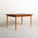 Extendable oak dining table, Scandinavia, 1960s