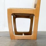 Set of German sled chairs from the mid-century, 1960s.