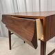 Swedish Console Table with Two Drawers in Dark Teak by G&T, 1960s