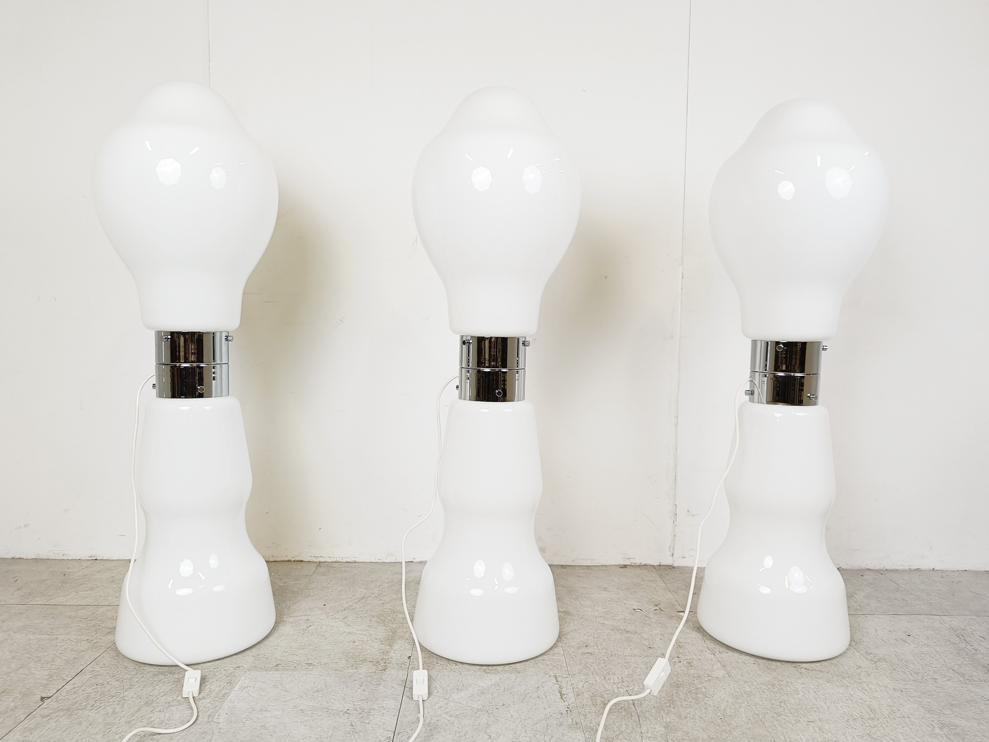 Vintage carlo Nason floor lamps, 1960s