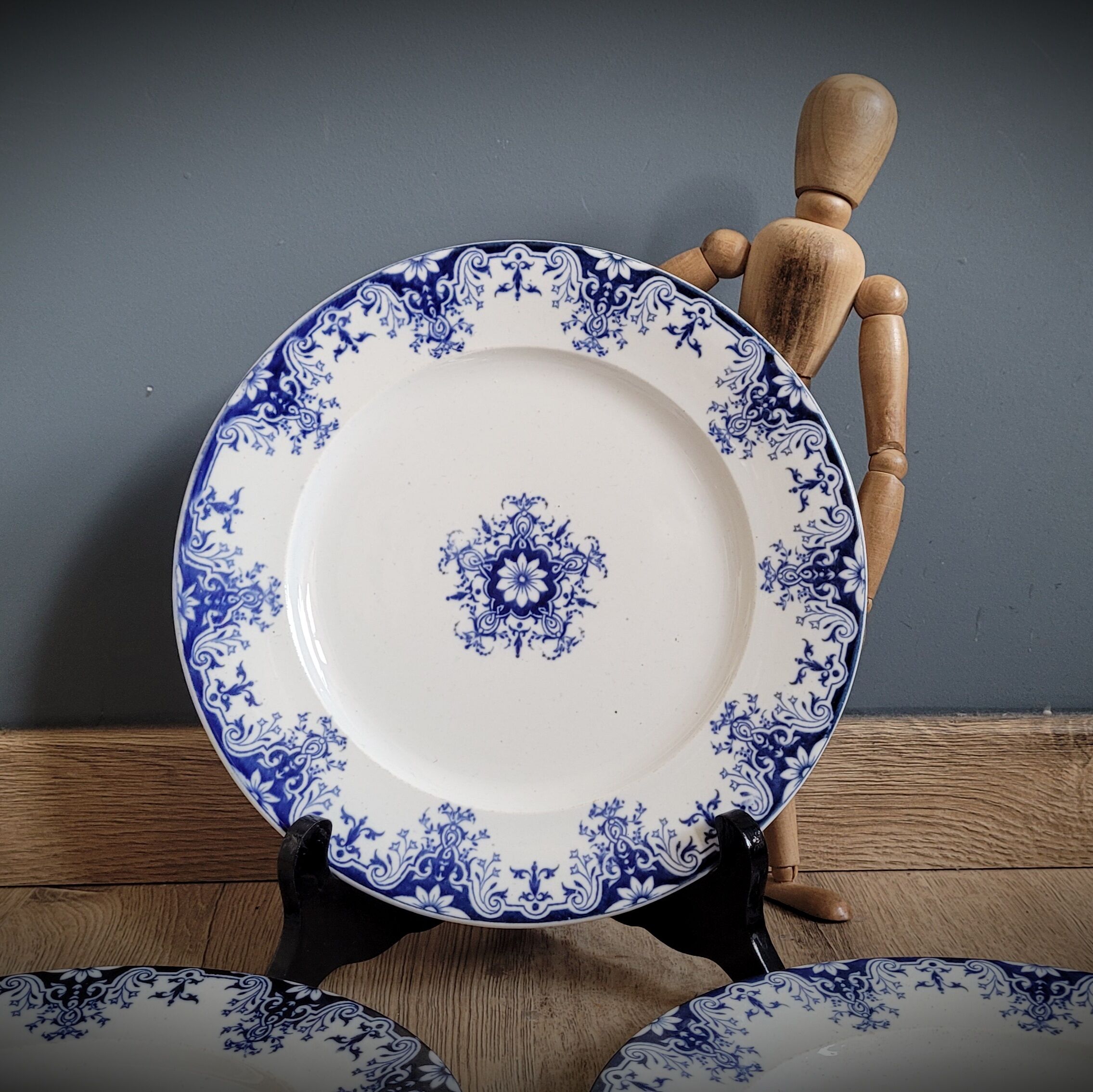 Set 4 plates JVB Luneville