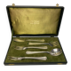 Tableware, silver-plated metal confectionery service by Christofle circa 1940.