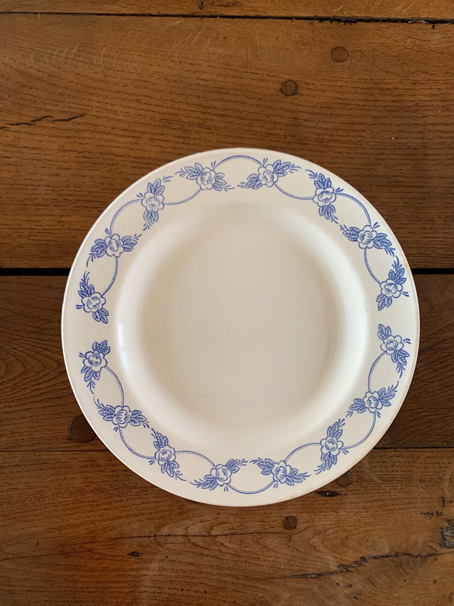 Antique ceramic plate