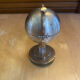 Vintage 1960s Brass World Map Globe Lighter #E2