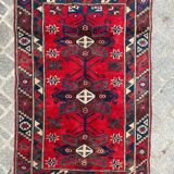 Tapis turc Anatolie fait main 74x114 cm
