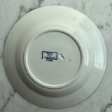 Set of 12 Sarreguemines deep plates, Vega collection
