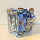 Earthenware cache pot from ROUEN, 19th century.
