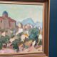 Original  Swedish Oil on Canvas – “Southern City” by Bengt Ellis, Signed