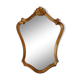 Mirror oval shell dore with french-style sheet louis xvi 58x80cm