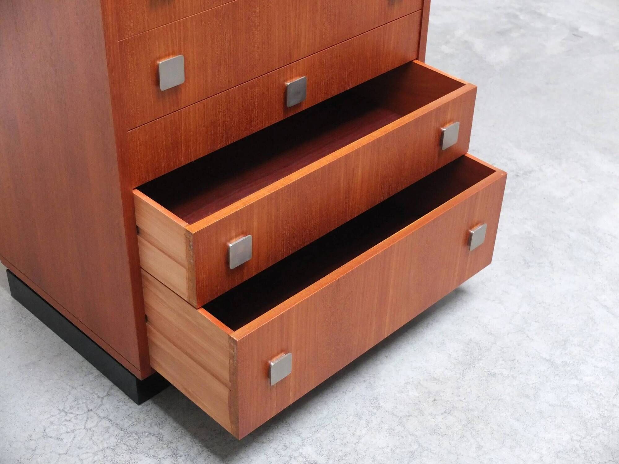 Teak chest of drawers by Alfred Hendrickx for Belform, 1960s