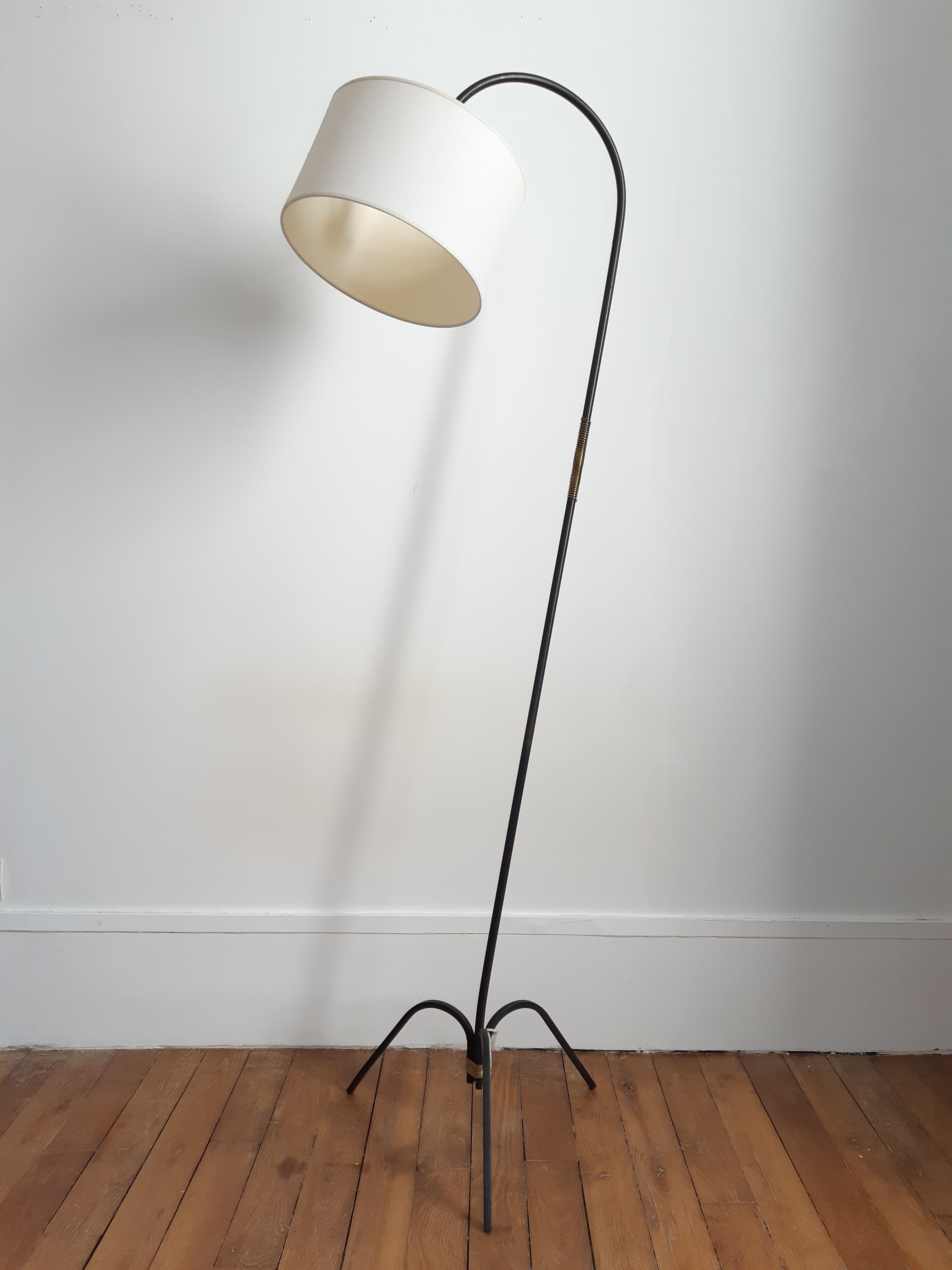 Vintage tripod floor lamp