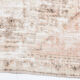 Distressed wool vintage runner rug 312x76cm