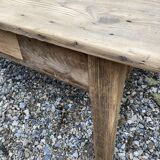 Pine coffee table in its juice