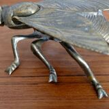 Vintage brass fly ashtray 1970