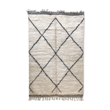 Carpet Berber Moroccan Beni Ouarain to Black diamonds 2, 20 X 1, 5M