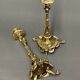 Pair of Art Nouveau Candlesticks (1900)in bronze