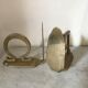 Pair of vintage brass bookends