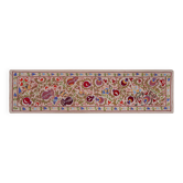 Hand-knotted rug, vintage Turkish rug 52x191 cm