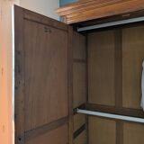 Vintage Parisian wardrobe with graphic effect paint.