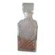 Decorated glass decanter
