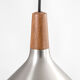 Danish Louis Poulsen teak and metal lamp