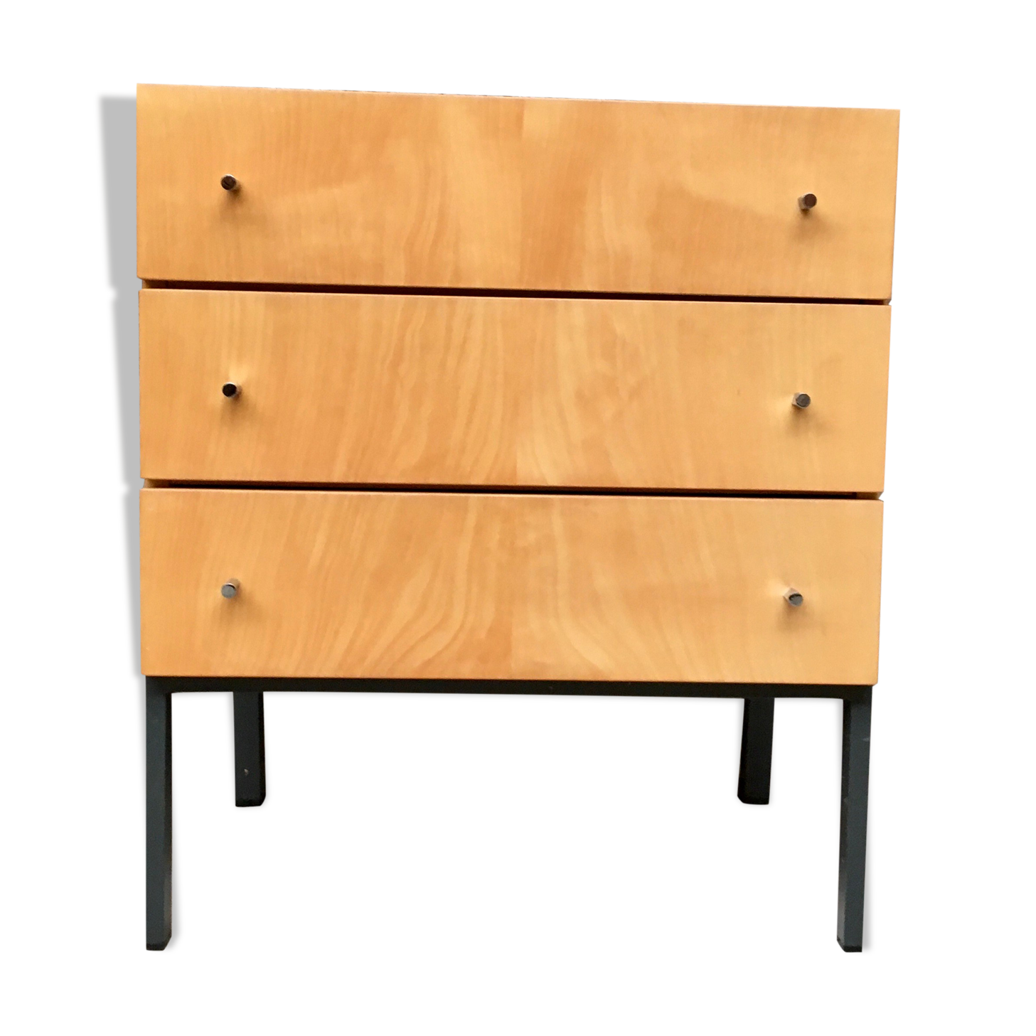 Commodity vintage light wood feet metal 1950 1960