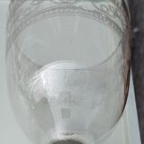 Engraved crystal glasses