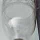 Verres en cristal gravés