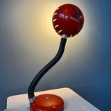 Vintage red flexible table lamp