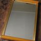 Large rectangular wooden mirror tray with vintage gilding