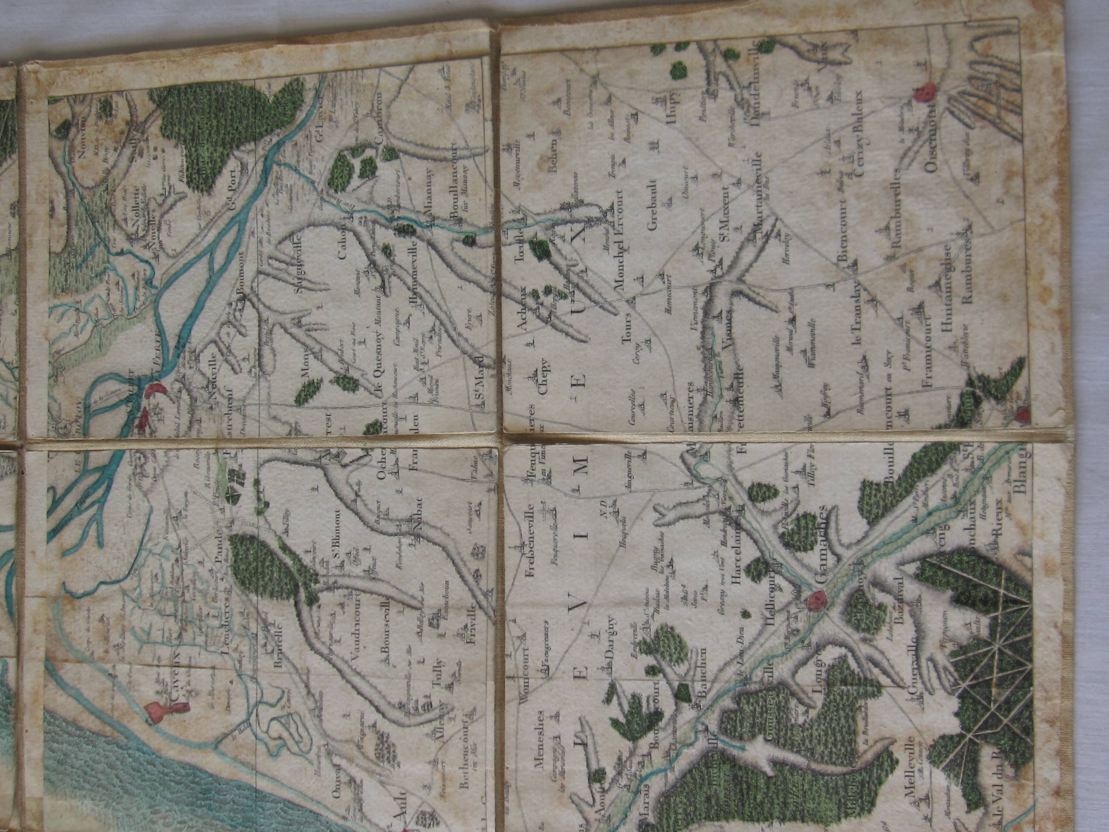 Map of St Valery sur Somme (from Dieppe to the mouth of the Authie)