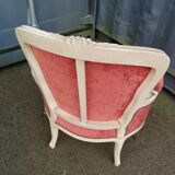 Paire de fauteuils anciens style Louis XV