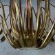 Vintage brass Italian sputnik chandelier