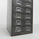 Industrial Steel Chest of Drawers with 20 Drawers